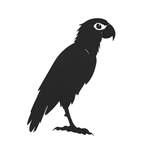 Silhouette Cockatoo