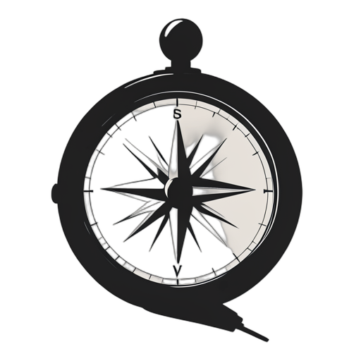 Silhouette Compass