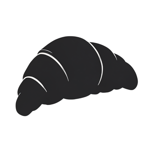 Silhouette Croissant