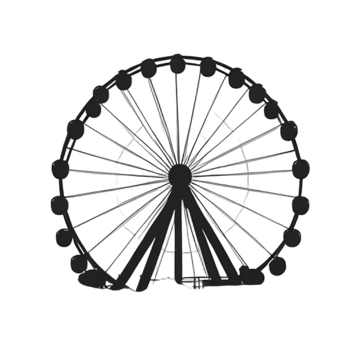 Silhouette Ferris Wheel