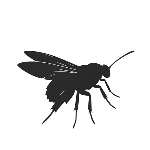 Silhouette ruồi