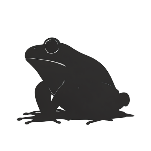Silhouette Frog