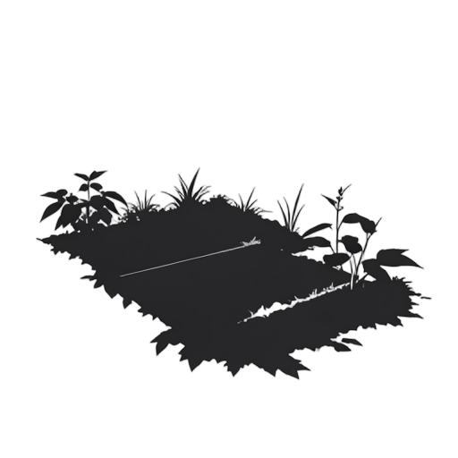 Silhouette قطعة حديقة