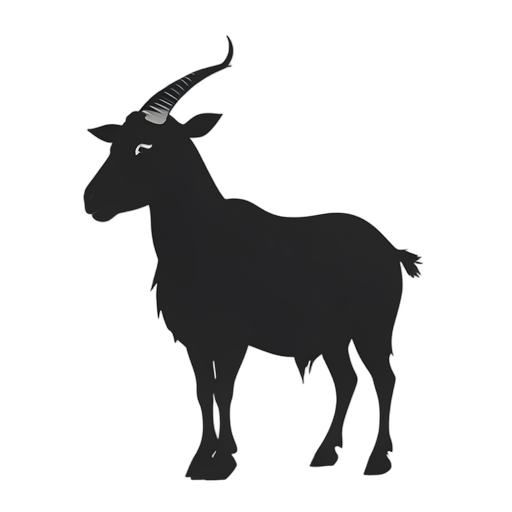 Silhouette Goat