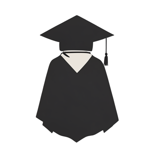 Silhouette Graduation Gown