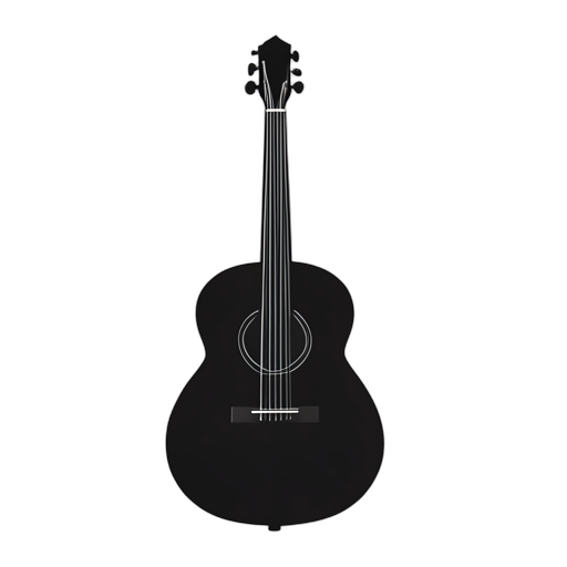 Silhouette Guitare acoustique