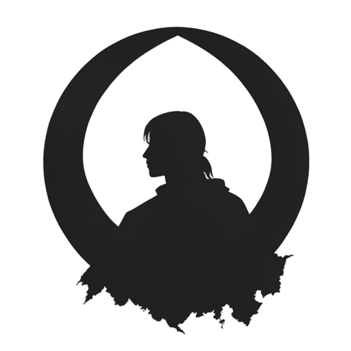 Silhouette Heiligenschein