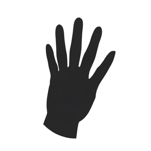Silhouette mano
