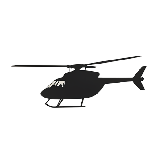 Silhouette Helicopter