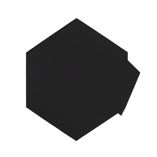 Silhouette hexagon