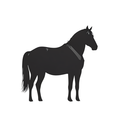 Silhouette Cavallo da fattoria