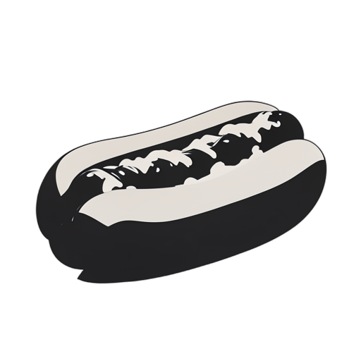 Silhouette Hot Dog