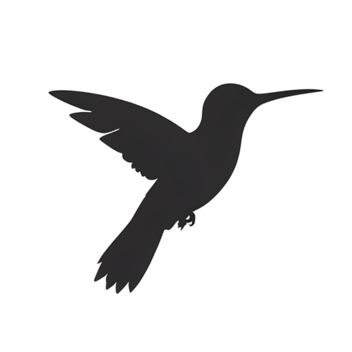 Silhouette Hummingbird