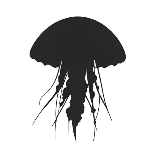 Silhouette แมงกะพรุน