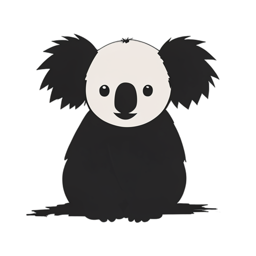 Silhouette коала