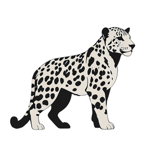Silhouette Leopard