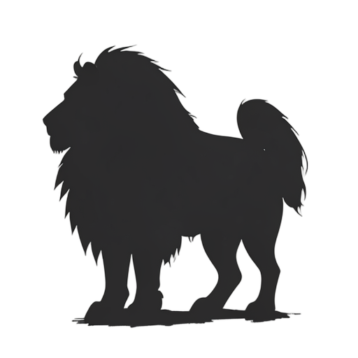 Silhouette Lion