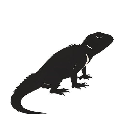 Silhouette Lizard