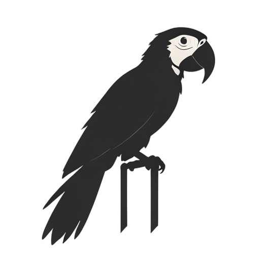 Silhouette Macaw