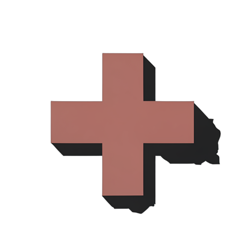 Silhouette Medical Cross