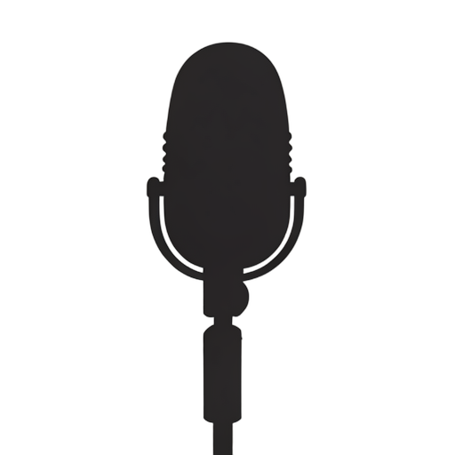 Silhouette mikrofon