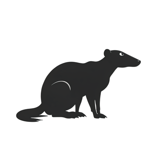 Silhouette Mongoose