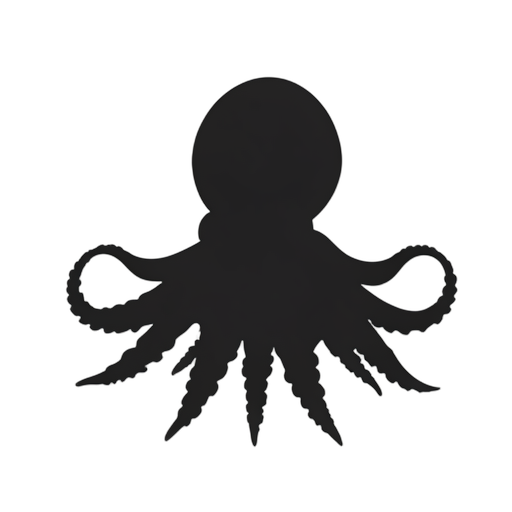 Silhouette Octopus