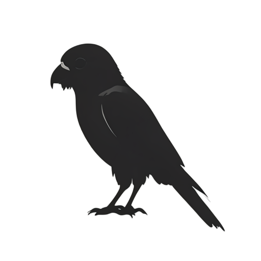 Silhouette 앵무새