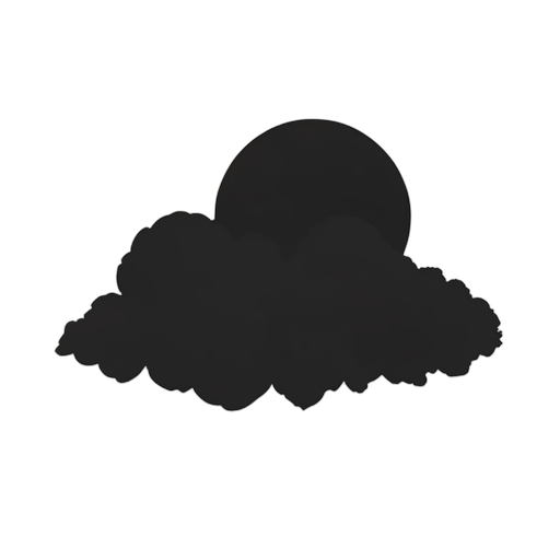 Silhouette Partly Cloudy