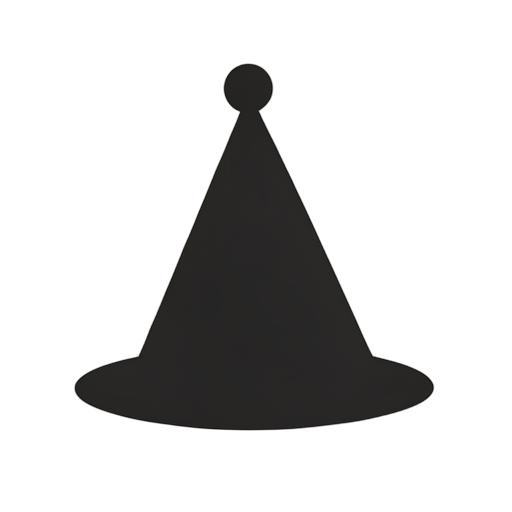 Silhouette पार्टी हैट