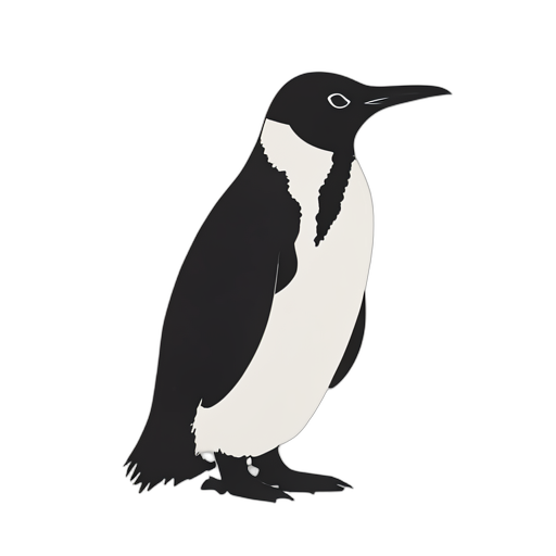 Silhouette Pinguim