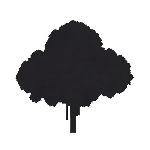 Silhouette Nuvem de Pixels