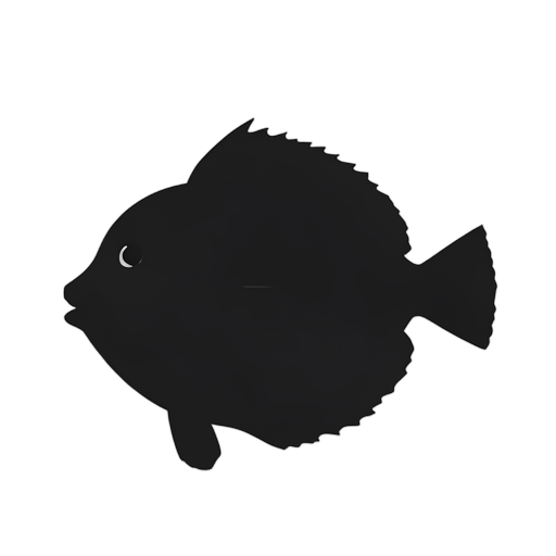 Silhouette Peixe-leão