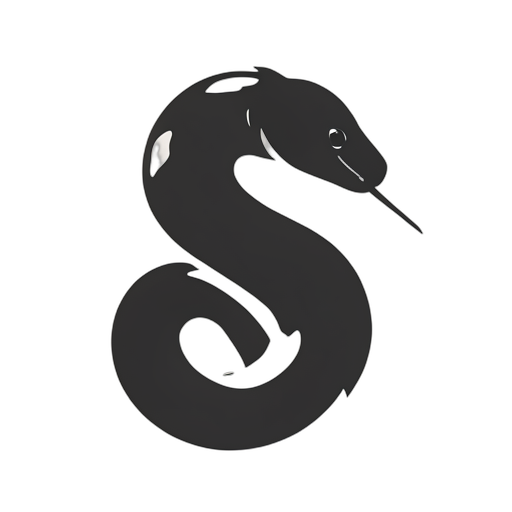Silhouette Python Snake