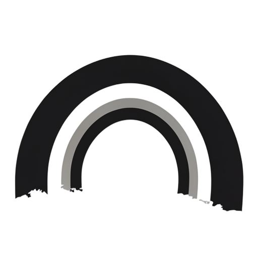 Silhouette Regenboog