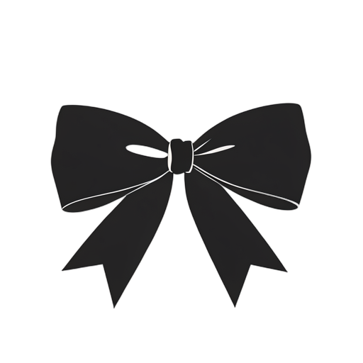 Silhouette Ribbon Bow