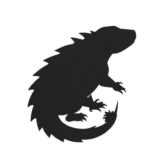 Silhouette Salamandre