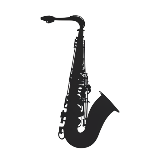 Silhouette sassofono
