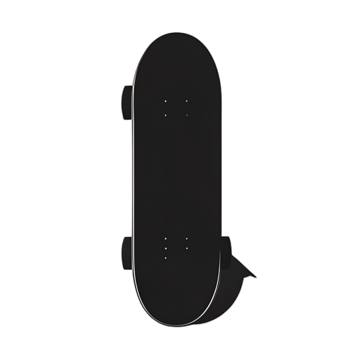 Silhouette skateboard
