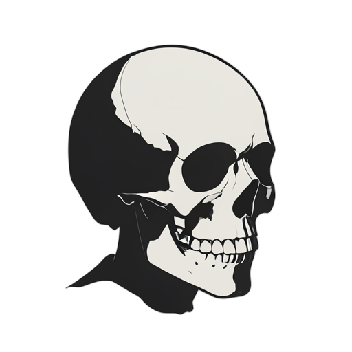Silhouette 頭蓋骨