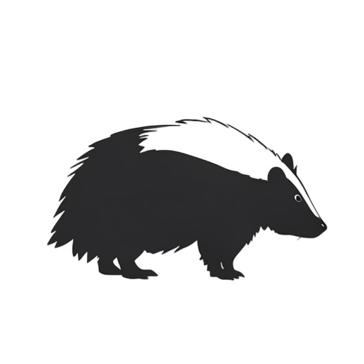 Silhouette 스컹크