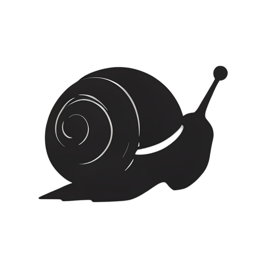 Silhouette Snail