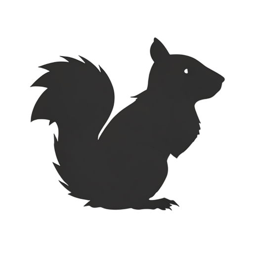 Silhouette Écureuil