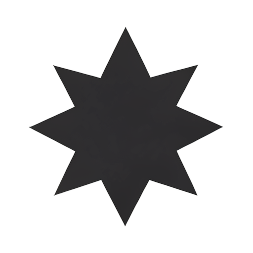 Silhouette Six-Point Star