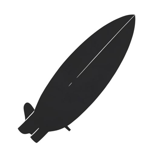 Silhouette surfboard