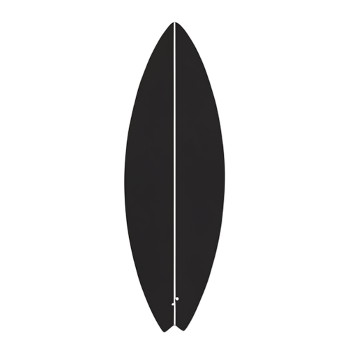 Silhouette Tabla de surf