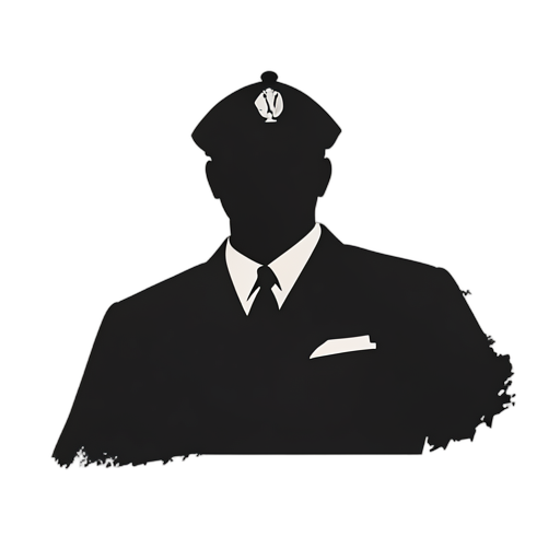 Silhouette Taxi Driver