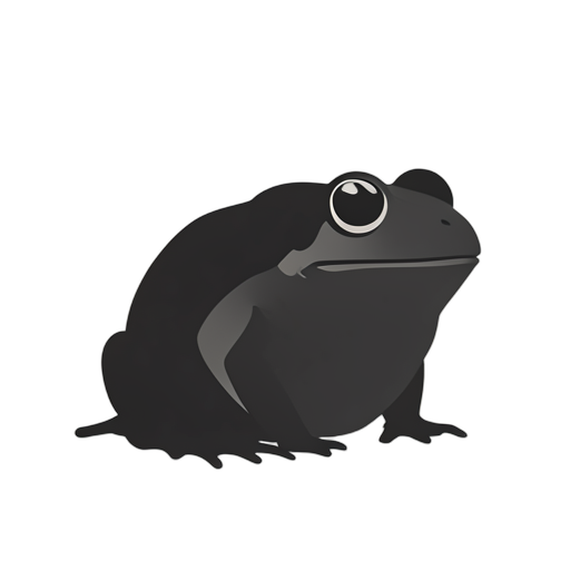 Silhouette Toad