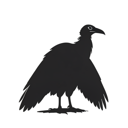 Silhouette Vulture