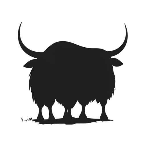 Silhouette Yak